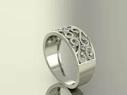 Patterned pattern 3D Print Model in Rings 404757