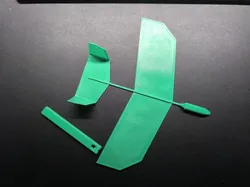 Planeador impulsado con goma - Modelo de impresión 3D gratuito