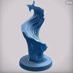 Sculptures & Artworks STL تنزيل - Beautiful Water Splash - DiErModels