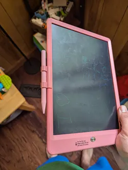 Stylus for childrens' electronic drawing tablet