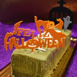 Topper para tartas feliz halloween