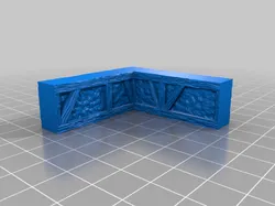 Tudor half wall