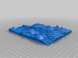 Utah Topographical Map