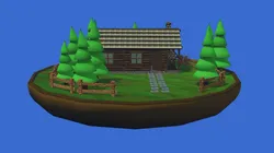 Wooden Hut Diorama
