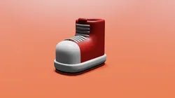 3d cartoon shoe model