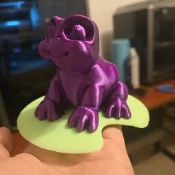 3D printer bestanden | 3MF | Chibi Frog On Lily Pad