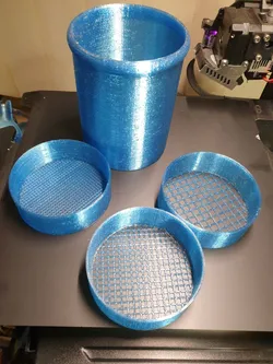 Ajustable Cascade sieve