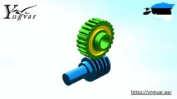 Animated. Worm drive