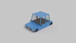 Basic lowpoly car Free