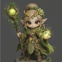 Characters & Creatures STL تنزيل - dnd elf druid - Beastboy24