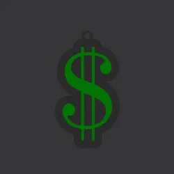 Creality Cloud | Keychain Dolar | ملفات الطابعة ثلاثية الأبعاد