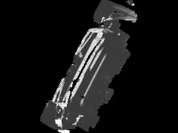 FJ80 rear bar for bumper