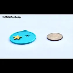 Keychain Stars (Saturn and Jupiter)