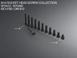 M10 Socket Head Screw Collection M10x12-M10x60 ISO 4762 / DIN 912