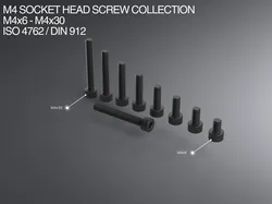 M4 Socket Head Screw Collection M4x6-M4x30 ISO 4762 / DIN 912