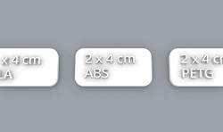 Material Samples Test Small Plates