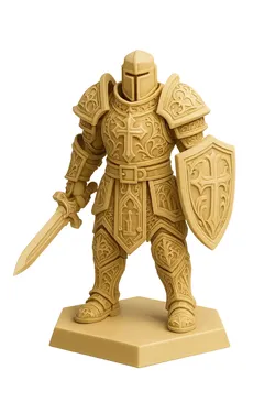 Miniature Games & Accessories STL Download - Guardian_of_Valor_Rpgby WorkShop3D