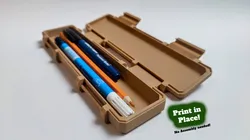 Pencil Box - Print in place - No assembly needed!