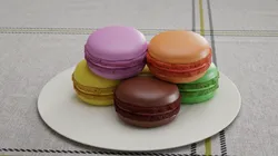 Procedural Macaron with randomizer Blender Cycles