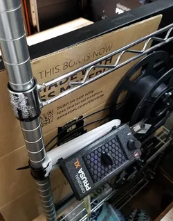 Prusa XL LCD Wire Shelf Arm Mount
