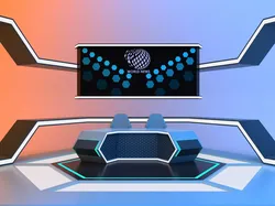 Scifi news set furniture