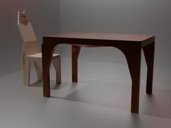Table and chair