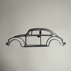 volkswagen sedan 75' silueta