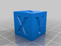 XYZ Test cube