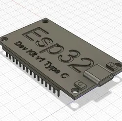 3D printer bestanden | 3MF | ESP32 Dev Kit V1 – 3MF Model for Reference, Not Printing