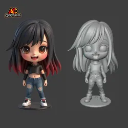 3D printer bestanden | 3MF | Richata Chibi style Babymonster