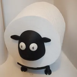 A Sheep thats a spare toilet roll holder