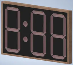 Cronometro 7 segmentos con tira de led
