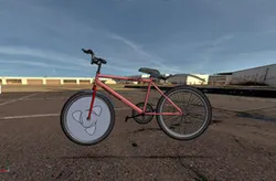 cycle with front wheel gyro