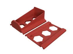 Doorbell mount for double bar mat