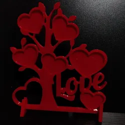 Heart Tree "LOVE" Photo Frame & Desk Decor