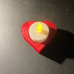 Heartshaped Tealight stand