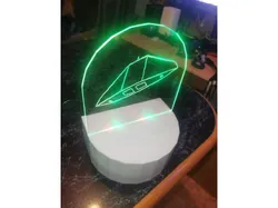 lamp with arduino led control kit/ lampe mit arduino led steuerung kit