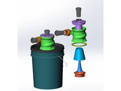 SL_ST Two-stage Cyclone Separator