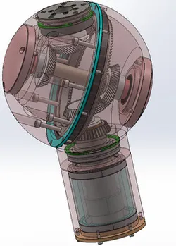 3DOF robot orientation mechanism 1
