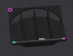 92mm fan duct (90 degrees)