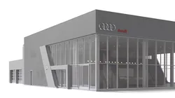 Audi Car Showroom Building 3D model