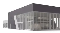 Automotive Dealership Building 3D model