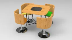 Breakfast Furniture - 2 (Coffee table & chairs)