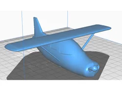 Cartoon/Toon Cessna airplane