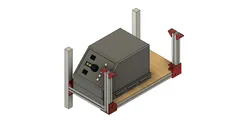 CNC Enclosure Control Box Shelf