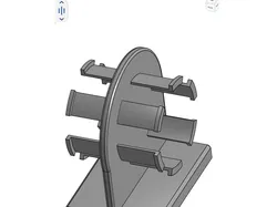 Double roll tape holder