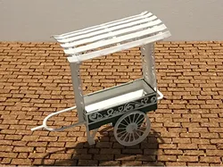 FLOWER CART 1/12 Scale for Dollhouses