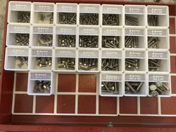 gridfinity bin label - hex bolt