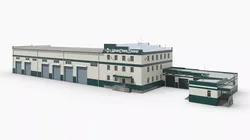 Manufacturing Facility UralSpetsTrans 3D model