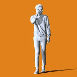 Miniature Pose People 10 3D Print Model in Man 407812